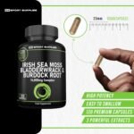 Sea Moss Complex 14,000mg Extract Including Bladderwrack & Burdock Root - 120 High Strength Capsules Providing 120 Day Supply - North Atlantic Irish Sea Moss Supplement - Vegan & UK Made - Image 4