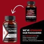 Vitality Max Supreme - Premium Vitality Health Supplement with Fenugreek, Panax Ginseng, Ashwagandha, Maca, Tribulus Terrestris, Himalayan Shilajit - 120 Vegan Supplements Capsules - Image 7