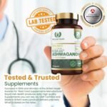 Organic High Concentration Full Spectrum KSM-66 ASHWAGANDHA with 5% Withanolides and Black Pepper, Made in Britain by Royal Oak Health, 60 Capsules - Image 9
