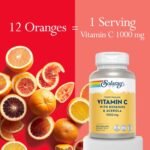 Solaray Vitamin C 1000mg Time Release – 100 Premium Vegan Capsules | 3+ Month Supply with Acerola & Rosehip | High Strength, Gentle Absorption for Immune Defence, Energy & Collagen Support - Image 4