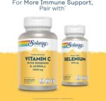 Solaray Vitamin C 1000mg Time Release – 100 Premium Vegan Capsules | 3+ Month Supply with Acerola & Rosehip | High Strength, Gentle Absorption for Immune Defence, Energy & Collagen Support - Image 7