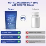 Magnesium & Zinc Supplement | 90 Tablets • 3 Month Supply • UK Made | Magnesium Citrate & Zinc Gluconate for Tiredness, Fatigue & Immune Support | Night Ritual by BetaSelf - Image 6