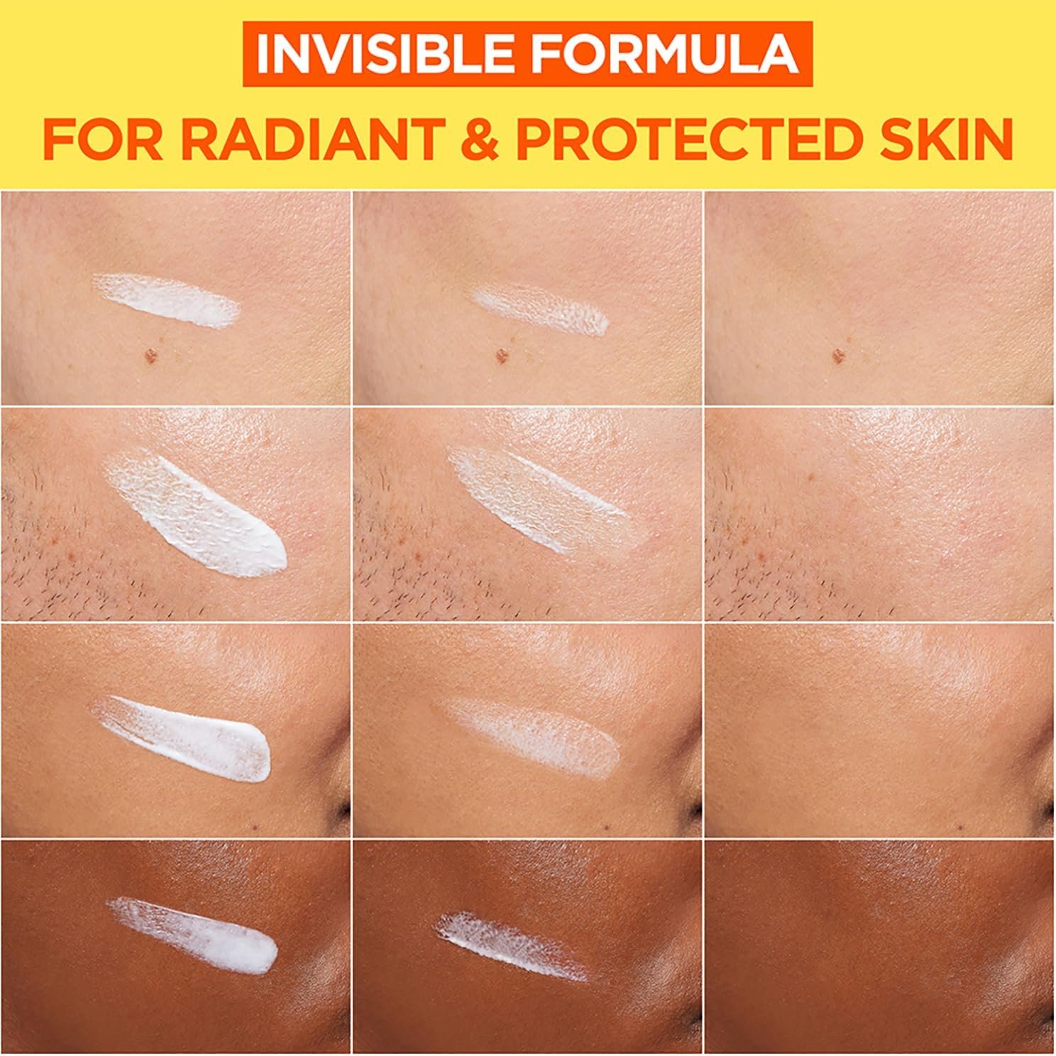 Garnier Vitamin C Daily UV, Invisible Brightening Fluid, SPF50+, Prevents + Corrects Sun Damages, Face & Neck, For all skin types, Cruelty Free, Vegan, 40ml - Image 4