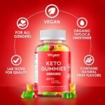 60 Keto Gummies - Vegan and Gluten Free Ketogenic Weight Loss Support Supplement - Low Calorie Natural Flavoured Apple Cider Vinegar Acv Gummy for Detox & Diet Support - Image 4