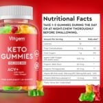 60 Keto Gummies - Vegan and Gluten Free Ketogenic Weight Loss Support Supplement - Low Calorie Natural Flavoured Apple Cider Vinegar Acv Gummy for Detox & Diet Support - Image 5