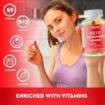 60 Keto Gummies - Vegan and Gluten Free Ketogenic Weight Loss Support Supplement - Low Calorie Natural Flavoured Apple Cider Vinegar Acv Gummy for Detox & Diet Support - Image 6
