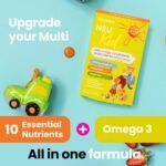 NEUBRIA NEU Kid Multivitamin & Omega-3 - Children Vitamins A, C, D, E, B Complex & Fish Oil for Kids - Sugar-Free Natural Soft Chews for Daily Wellness - UK Made, 30 Chewables - Image 3