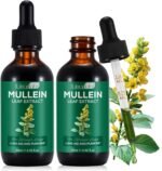 2 Pack Mullein Drops for Lungs, Mullein Leaf Extract with Chlorophyll, Mullein Leaf Extract Supplement, for Lung Cleanse and Respiratory Support - Image 2