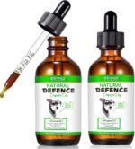 2Pack Natural Defence Drops for Dogs,Dog Immune Support Drops | Supports Joint, Digestion, Immunity & Skin Health | For Everyday Vitality | Suitable for All Breeds | 60ml - Image 2