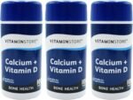 3 x Calcium & Vitamin D Tablets, 300 Tablets – Premium Supplement for Strong Bones, Teeth, Immune Health & Muscle Strength – Vegetarian Formula – Complete Daily Calcium and Vitamin D3 Support - Image 2