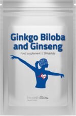 30 Ginkgo Biloba & Ginseng Tablets | 1,560mg per Tablet | High Strength Vegan Supplement (from 120mg Ginkgo Biloba Extract & 120mg Ginseng Extract) | for Clarity, Memory & Focus | 1 Month's Supply - Image 2