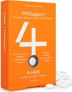 4 HER PMSupport - PMS Supplements for Women - 60 Vegan Tablets - for Premenstrual Support and Hormone Balance for Women - with Digestive Enzymes, Sage Extract, Amla Berry Extract, Saffron Extract - Image 2