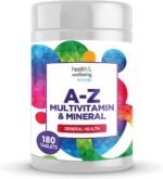 A-Z Multivitamin and Minerals 180 Tablets, Vitamins for Men's and Women's, 23 High Strength Vitamins and Minerals Including Iron, Zinc Vitamin C and More (180) - Image 2