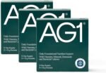 AG1 Greens Powder Supplement | Daily Nutrient Boost: Vitamins, Minerals, Gut-Friendly Bacteria, Gluten Free, Vegan and Keto Friendly | 70+ Ingredients by AG1 Athletic Greens (Travel Packs, 15 Count) - Image 2