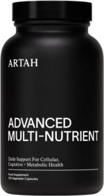 ARTAH Advanced Multi Nutrient - High-Potency Daily Multivitamin with Activated B Vitamins, Magnesium, Zinc & Antioxidants - Vegan, Gluten-Free, 60 Capsules - Image 2