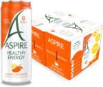 ASPIRE Mango Lemonade Healthy Energy Drink – 12 x 330ml Cans – Zero Calories & Zero Sugar – Natural Plant Based Caffeine - Vegan & Gluten Free… - Image 2