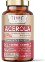 Acerola Cherry Extract Capsules - Natural & Wholefood Vitamin C - UK Manufactured - Zero Stearates or Flow Agents (120 Capsule) - Image 2