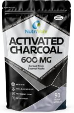 Activated Charcoal 600mg | 90 Capsules | Reduce Flatulence, Gas & Bloating | Detox - Image 2