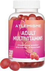 Adults Multivitamin Gummies,Mixed Berry Flavor,Essential Daily Vitamins A, C, D2, E, B6, Biotin & Zinc for Teens and Adults, 120 Count, 3g Each,Gelatin Free,Gluten-Free,Non-GMO - Image 2