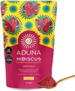 Aduna Organic Hibiscus Powder | 100% Hibiscus Flower for Skin, Gut & Heart Health | Natural Vegan Source of Antioxidants & Vitamin C | Superfood Powder for Teas, Smoothies, Juices & More | 275g - Image 2