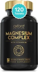 Advanced Magnesium Complex with Vitamin B6 | Made in The UK | Magnesium Supplements for Restless Leg Syndrome Relief, Leg Cramps & Sleep | Mag Citrate, Oxide & VIT B6 | 120 Capsules - Image 2