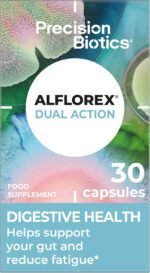 Alflorex Dual Action - Daily Gut Health Probiotics Supplement with Unique Bifidobacterium Longum Bacteria strains 35624 and 1714 + Calcium + Vitamin B6 - Bacterial Cultures - 30 Capsules - Image 2