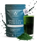 Aligma Organic Spirulina Powder 1000 Gram for Immune System Booster, Super Greens Powder Loaded with Vital Nutrients & High in Vitamins, Calcium, Gluten Free & Vegan Protein Powder |Resealable Package - Image 2