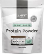 Amfit Nutrition Plant Based Protein Powder, Chocolate Brownie, 900g - Image 2