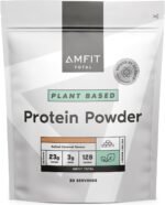 Amfit Nutrition Plant Based Protein Powder, Salted Caramel, 900g - Image 2