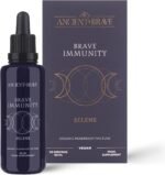 Ancient + Brave Immunity - Organic Mushroom Tincture with Ginger Extract, Ginger Root & Vitamin C - Natural and Antioxidant Supplement - Focus Blend, Immunity & Wellness Blend - Image 2