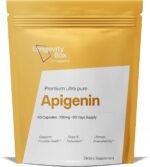 Apigenin 100mg – 90 Capsules | 98% Pure Celery Seed Extract | High Potency NAD+ & Sleep Support | 3rd Party Tested, Vegan & Non-GMO - Image 2