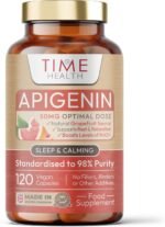 Apigenin - 50mg x 120 Capsules - 98%+ Purity - Optimal Dose for Sleep & Relaxation Support - NAD+ Booster - Grapefruit Source - UK Made - GMP Standards - Zero Additives (120 Count (Pack of 1)) - Image 2