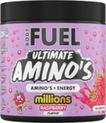Applied Nutrition BodyFuel Amino's - Amino Acids Supplement, EAA Essential Amino Acids Powder, Muscle Fuel & Recovery (270g - 30 Servings) (Millions Raspberry) - Image 2
