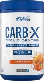 Applied Nutrition Carb X Highly Branched Cyclic Dextrin Carbohydrates, Intra & Post Workout Carbs Powder, Fuel Training & Recovery, Vegan, Gluten Free, Sugar Free, 1.2kg 48 Servings (Orange Burst) - Image 2