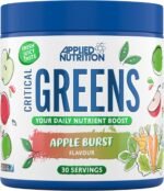 Applied Nutrition Critical Greens Powder and Superfood Blend for Gut Health Energy and Immune Support Vegan Daily Greens Juice Powder (150g - 30 Servings) (Apple Burst) - Image 2