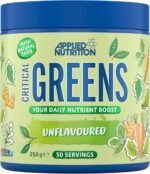 Applied Nutrition Critical Greens Powder and Superfood Blend for Gut Health Energy and Immune Support Vegan Daily Greens Juice Powder (250g - 50 Servings) - Image 2
