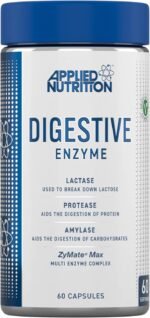 Applied Nutrition Digestive Enzyme - Vegan Digestive Enzymes Capsules, with Lactase, Protease, Amylase, Aids Digestion of Carbohydrates, Lactose, Proteins, Fats, for Flatulence Control (60 Servings) - Image 2