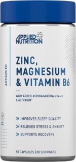 Applied Nutrition Zinc, Magnesium & Vitamin B6 with Ashwagandha Capsules - Natural Support for Hormonal Balance, Sleep Support & Stress Relief - 90 Capsules (30 Servings) - Image 2