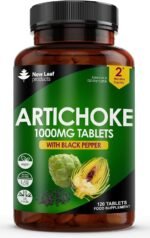 Artichoke Extract Tablets - 120 High Strength Artichoke Extract Tablets Enriched with Black Pepper - Artichoke Supplements No Inulin or Leaf Fibre - 5% Cynarin - 1000mg Artichoke Extract Made in UK - Image 2