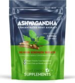 Ashwagandha 1000mg - Pure High Strength Root Extract Supplement for Mood Stress & Stamina (not Capsules) - KSM-66 Ayurveda Also Known As Withania Somnifera - 90 Vegan Tablets Made in The U.K - Image 2