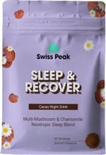 Ashwagandha Cacao Drink - Ashwagandha, Reishi, Multi-Mushroom & Chamomile Nootropic Sleep Blend, Supports Sleep Cycles, Reduces Stress - for Relaxation, Vegan, Sugar-Free, 60 Servings - Image 2