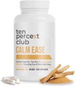 Ashwagandha Capsules - Calm Ease by Ten Percent Club | 90 x 500mg Capsules for Mental Clarity and Focus | Ashwagandha High Strength 500mg Adaptogen & Cortisol Reducing Supplements - Image 2