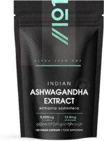 Ashwagandha Extract 5000mg - 5% Withanolides (12.5mg) - 120 Vegan Capsules - Made with BioPerine® Black Pepper for Higher Bioavailability (4 Month Supply) by Alpha01 - Image 2