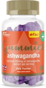Ashwagandha Gummies - 60 Cola Flavoured Gummies - Natural Stress Relief - Anxiety & Mood Support - Improve Muscle Strength & Recovery - Supports Brain Function - Easy to Take - Image 2