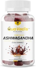 Ashwagandha High Strength Pure Root 2000mg Cola Flavour Gummies, Vitamin b6, Gluten and Sugar Free, 100mg Maca + Black Pepper by Quo Vadis bio Labs - Image 2