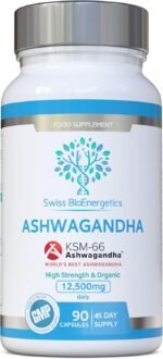 Ashwagandha KSM-66 : 12,500mg Daily Super High Strength Ashwagandha - 5% Withanolides - Equivalent 1000mg Extract - No Artificial Fillers or Binders - Organic Withania Somnifera Root - UK Made - Image 2