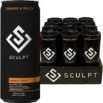 Ashwagandha Sugar-Free Energy Drink Vitamins & Hydration Orange & Peach 12-Pack 250ml Sculpt Drinks - Image 2