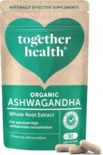 Ashwagandha – Together Health – 100% Organic Certified Ashwagandha Roots – High Concentration KSM-66, Full Spectrum Extract – Vegan Friendly – Made in The UK – 30 Vegecaps - Image 2