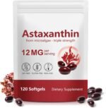 Astaxanthin 12mg, 120 Softgels, Max Strength Antioxidant with Coconut Oil, Natural Formula, High Absorption for Eye & Skin Support, Natural Formula, Non-GMO, Gluten Free - Image 2