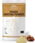 Ausha Organic Haritaki Powder 100g - UK Certified Organic by Soil Association - Gut Health, Constipation Relief, Immunity, Digestion - Image 2